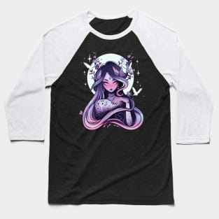 Moon Child Witch Baseball T-Shirt